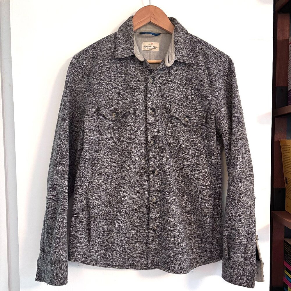 Marine Layer Men’s Heather Gray Shacket